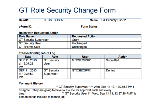 a screenshot of a sample PDF report