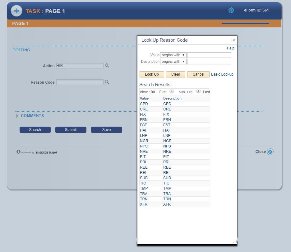 Sample Prompt Where Lower-Level Field is Opened First but is Blank