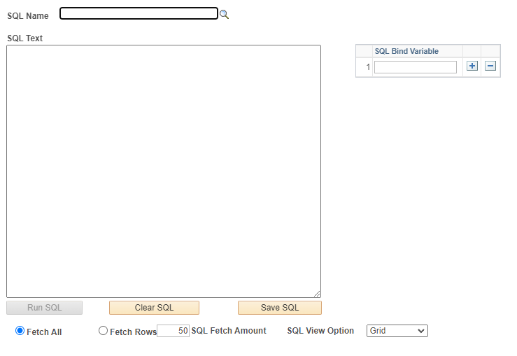 Screenshot of SQL Object Tool