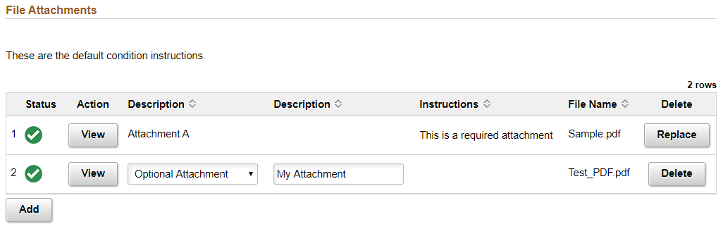 Screenshot Fluid attachment grid - one required, one optional, complete