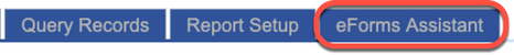 eForms Assistant Tab