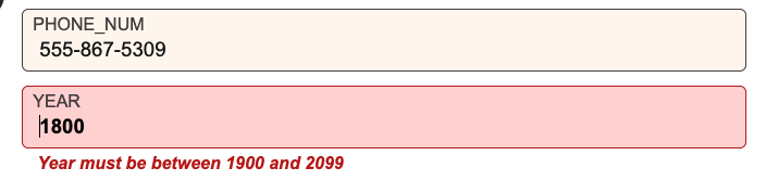 A screenshot of a regex error being triggered. 